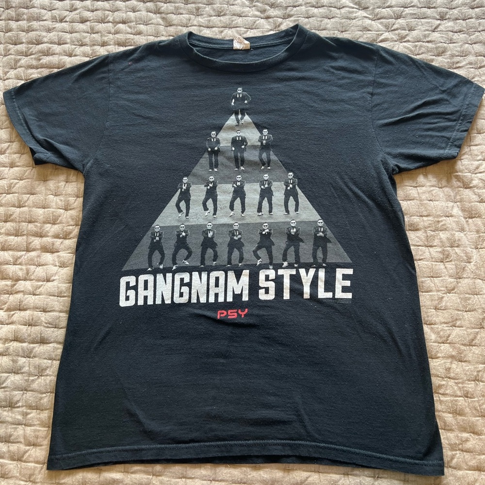 Y2K Psy Gangnam Style Music Band T-Shirt Size L